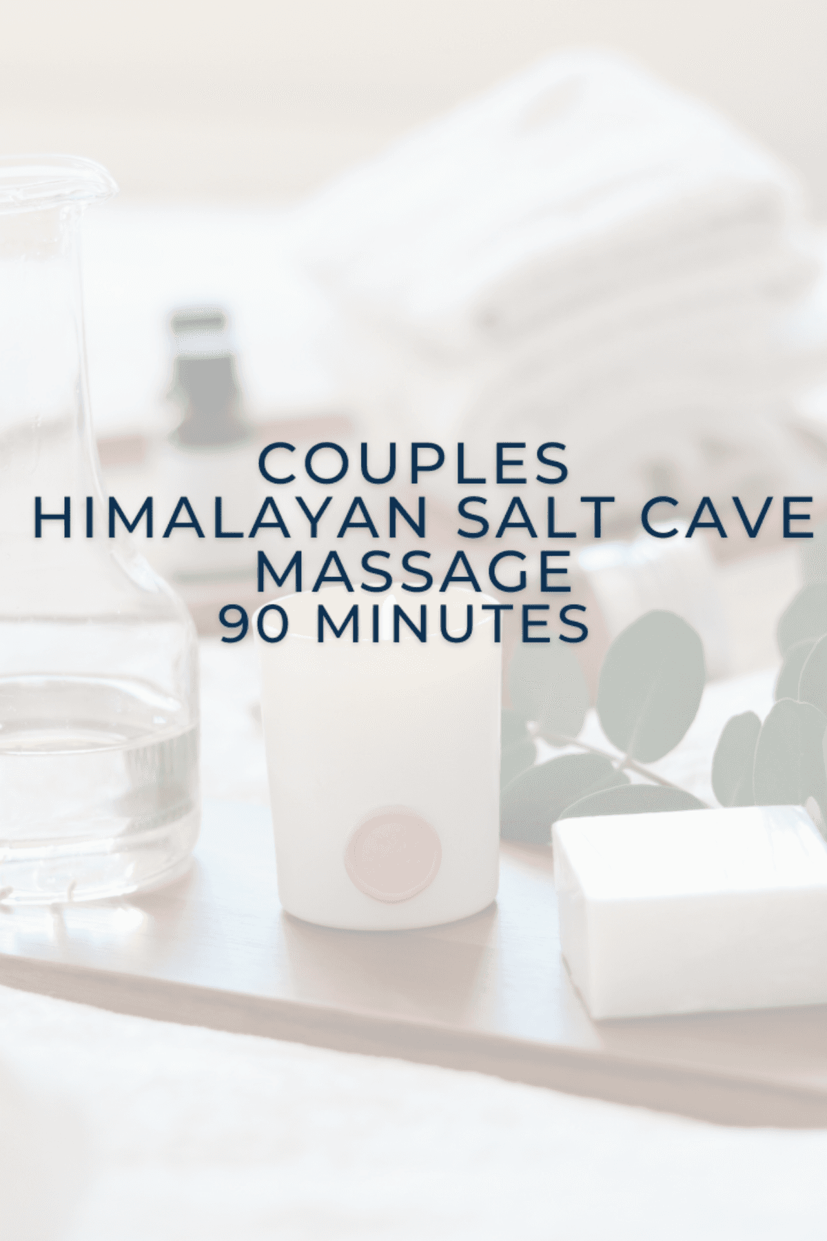 Couples Himalayan Salt Cave Massage 90 min.